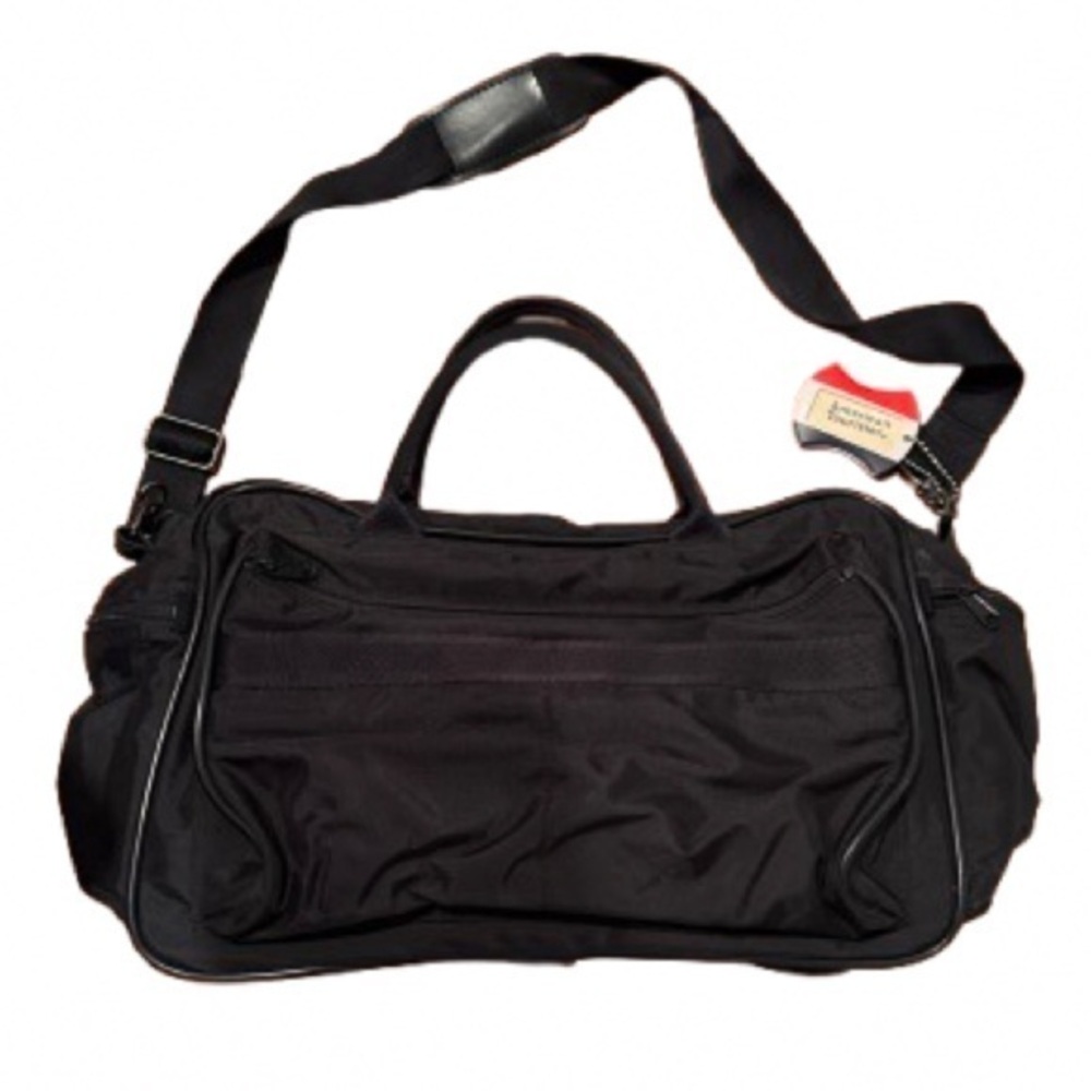 American Tourister Black Nylon Travel Duffel Bag | 22” Carry-On | EUC